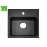 egymedencés, beépíthető gránit mosogatótálca