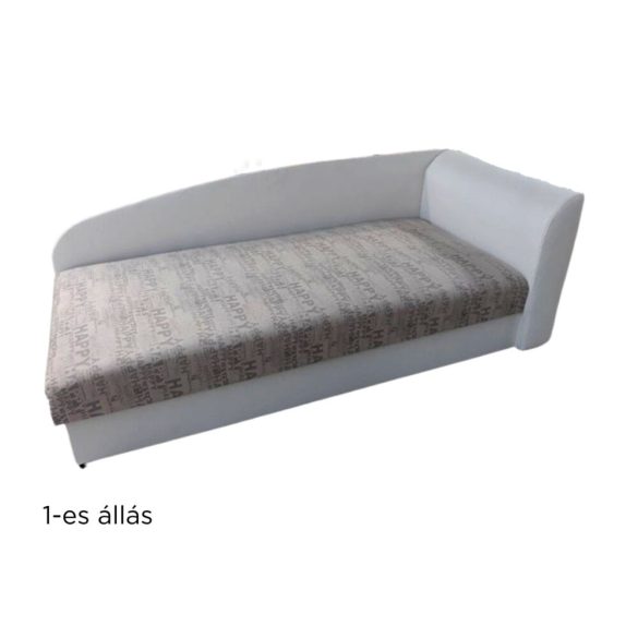 Sarok támlás heverő szivacsos 110cm