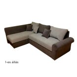 SKANDINÁV sarokgarnitúra rugós