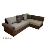 SKANDINÁV sarokgarnitúra rugós