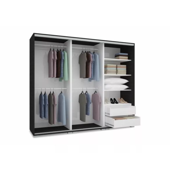 Bangkok tolóajtós gardrób 239 cm