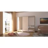 Bond tolóajtós magasfényű gardrób kettő tükörrel 239 cm