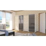 Bond tolóajtós TV-s  gardrób magasfényű kombinált 318 cm