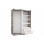 Borneo tolóajtós gardrób 120 cm