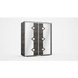 Diamond tolóajtós gardrób 140 cm