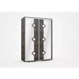 Diamond tolóajtós gardrób 140 cm