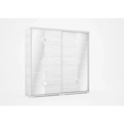 Diamond tolóajtós gardrób 160 cm