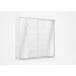 Diamond tolóajtós gardrób 160 cm