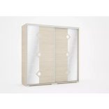 Diamond tolóajtós gardrób 180 cm