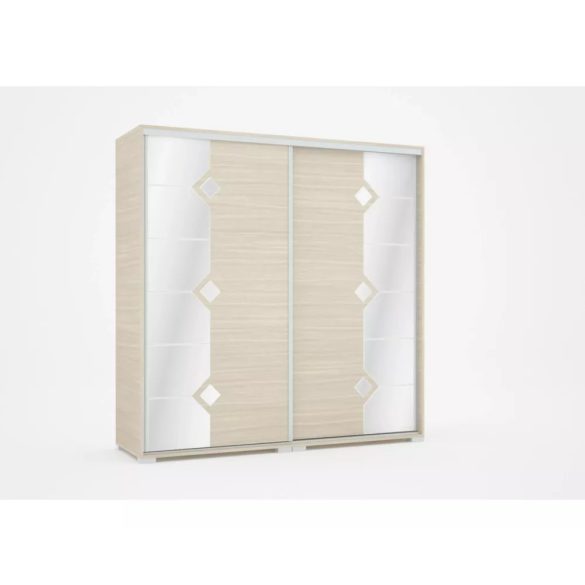 Diamond tolóajtós gardrób 200 cm