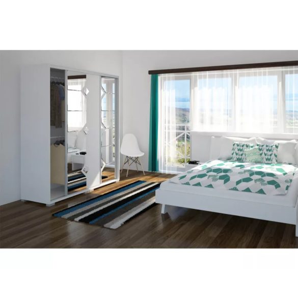 Diamond tolóajtós gardrób 200 cm