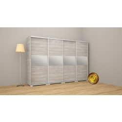 Lux tolóajtós gardrób 318 cm