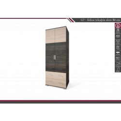 Galaxy gardrób G7 fiókos tele ajtós elem 80 cm