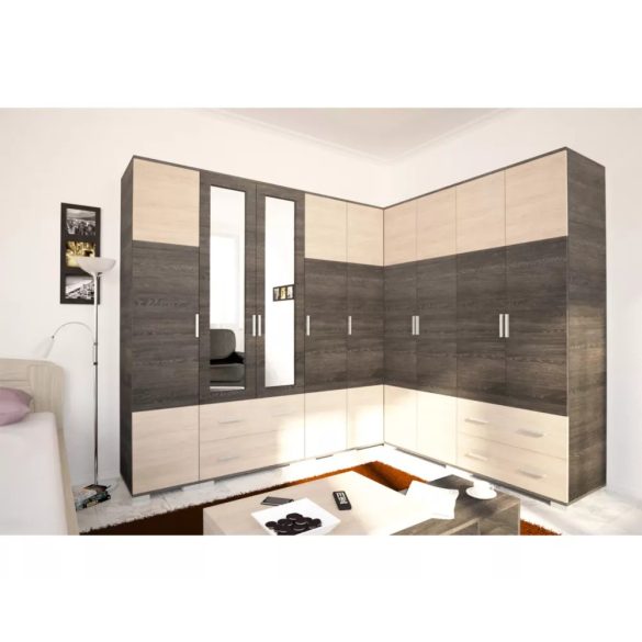 Galaxy gardrób G8 fiókos tükrös elem 80 cm