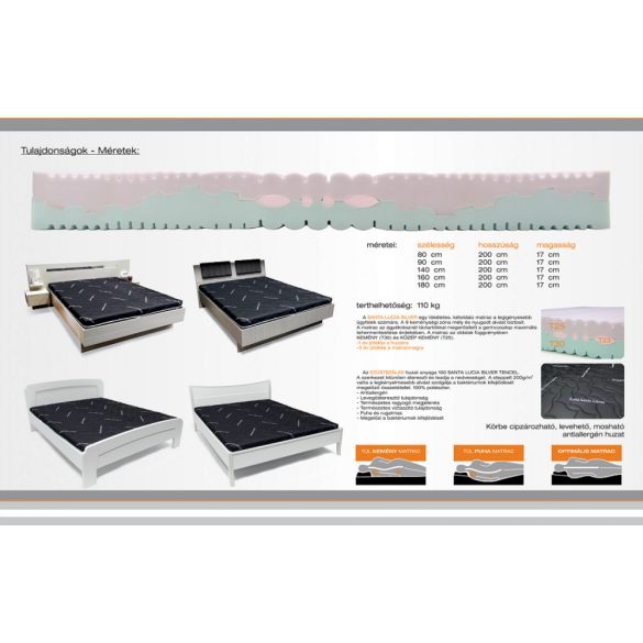 Santa Lucia Silver matrac 90 cm