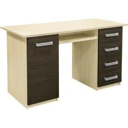 Tokyo ajtós 4 fiókos számítógépasztal