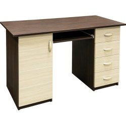 Firenze ajtós 4 fiókos számítógépasztal