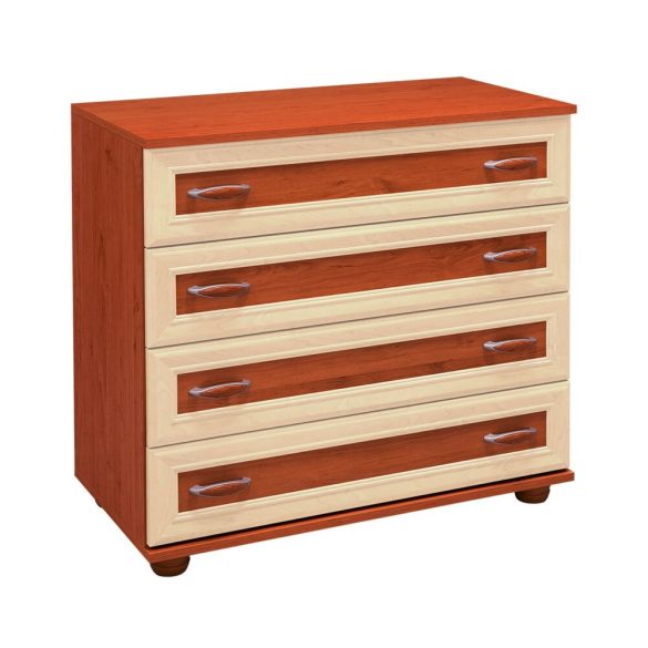 Betétes 4 fiókos komód