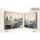 Italy Style tolóajtós gardrób, 239 cm