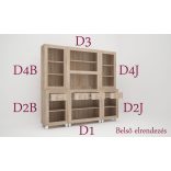 Dany D4 vitrines elem (jobb)