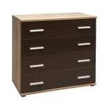 4 fiókos komód Wenge front