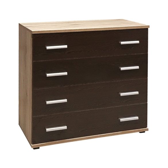 4 fiókos komód Wenge front