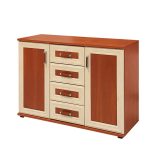 2 Ajtós 4 Fiókos betétes komód