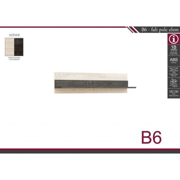 Brema elemes bútorcsalád B6