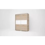 Bond tolóajtós gardrób magasfényű betéttel 160 cm 