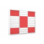 Nílus tolóajtós gardrób 239cm 