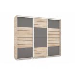 Nílus tolóajtós gardrób 239cm 