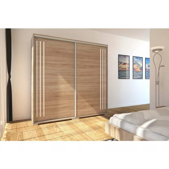 Szandra tolóajtós gardrób 140cm 