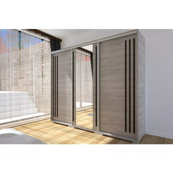 Szandra tolóajtós gardrób 239 cm 