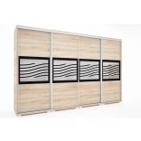 Bangkok tolóajtós gardrób 318 cm