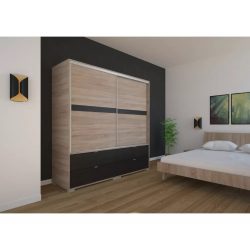 Cézár tolóajtós gardrób 120 cm 