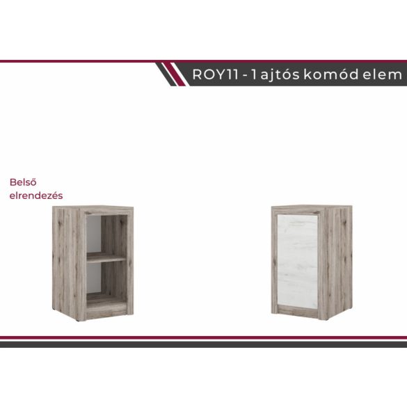 ROY11 1 ajtós komód elem