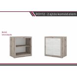 ROY12- ajtós komód elem