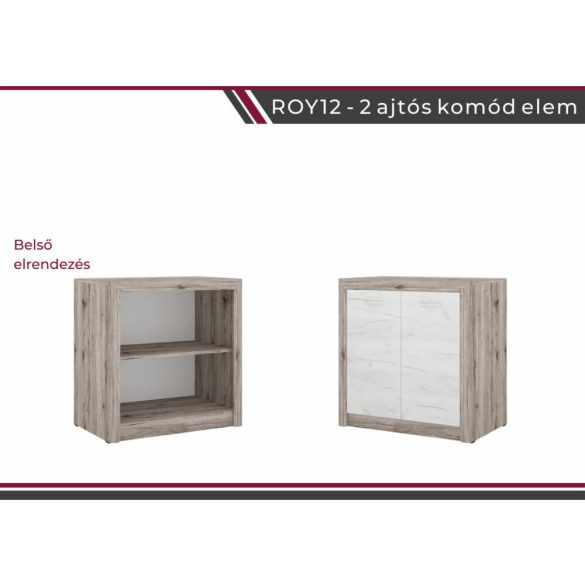 ROY12- ajtós komód elem